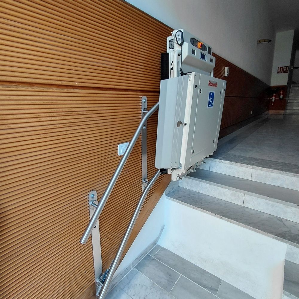 Salvaescaleras en comunidad de propietarios