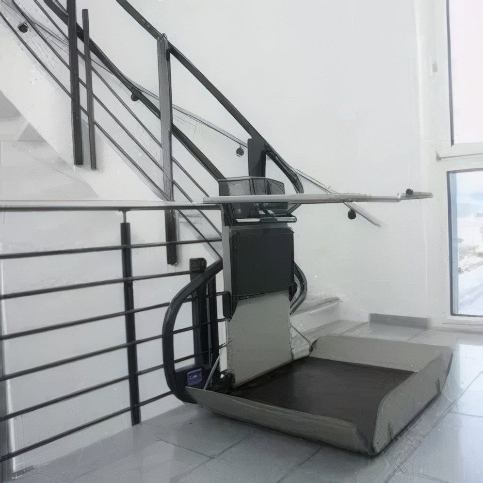 Plataforma salvaescaleras Artira para escalera curva