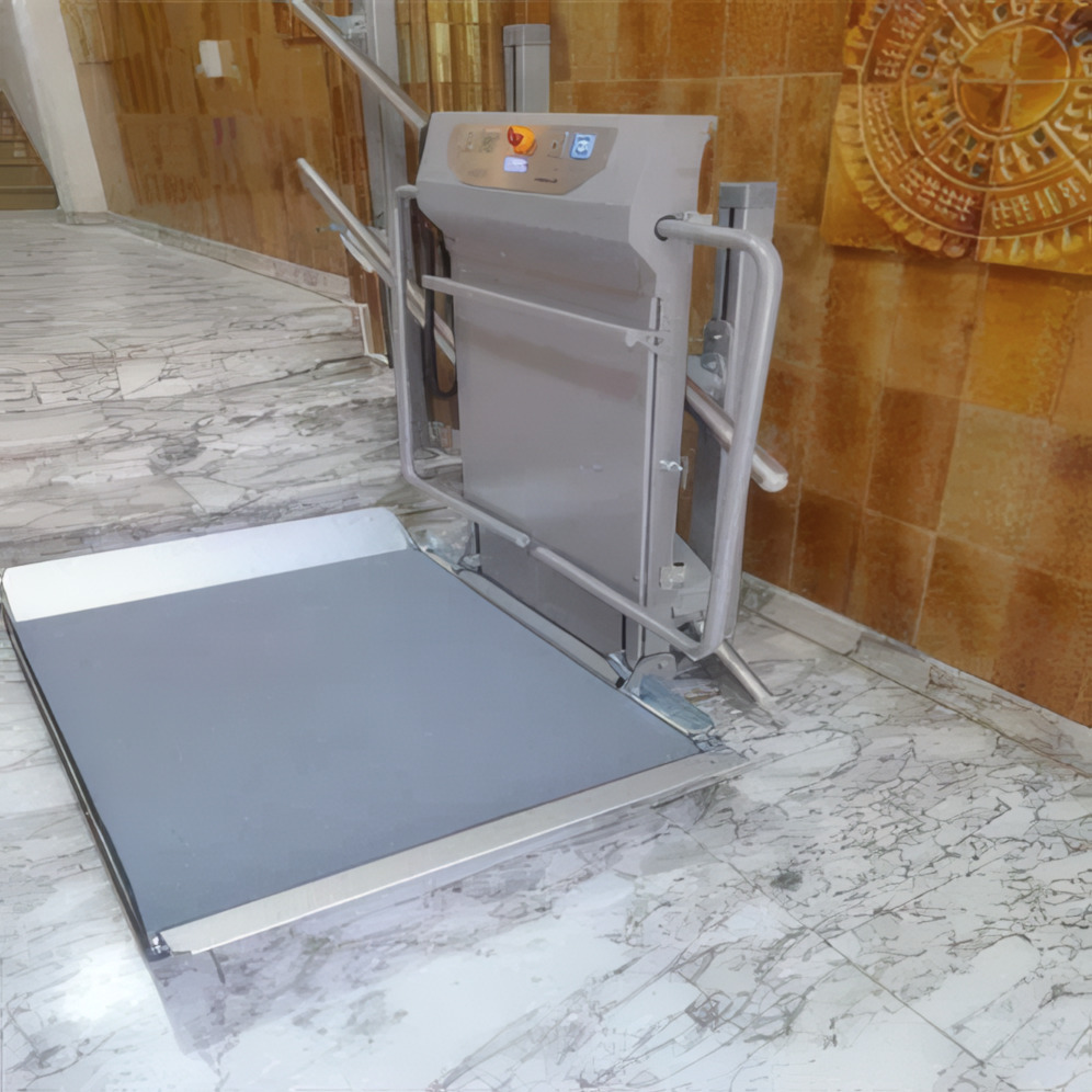 Plataforma salvaescaleras Vega para escalera recta